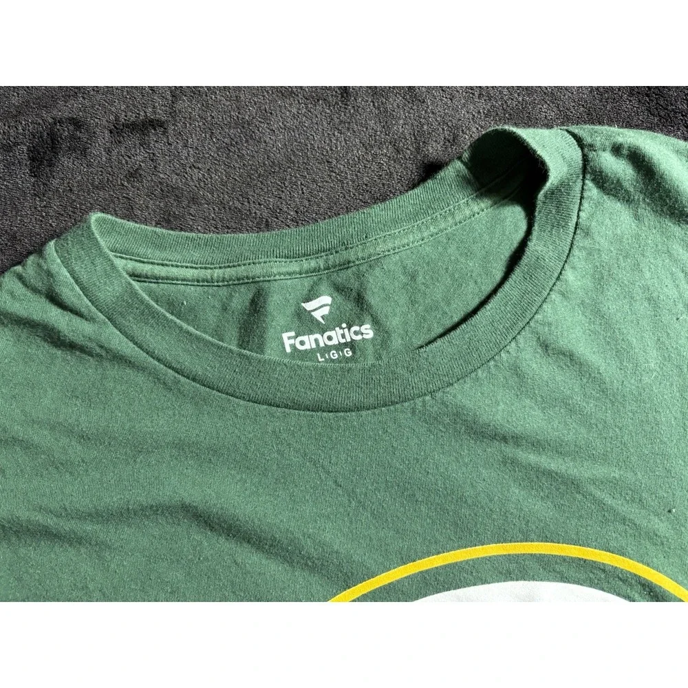 Green Bay Packers Fanatics Men's Large Green Long Sleeve T Shirt - Picture 4 of 7